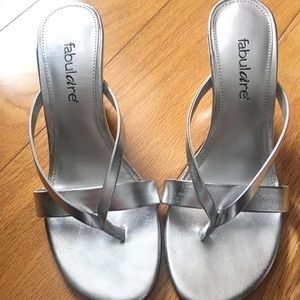 Silver heels